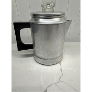 vintage Comet 5-Cup Aluminum Coffee Pot Camping Stovetop Percolator USA